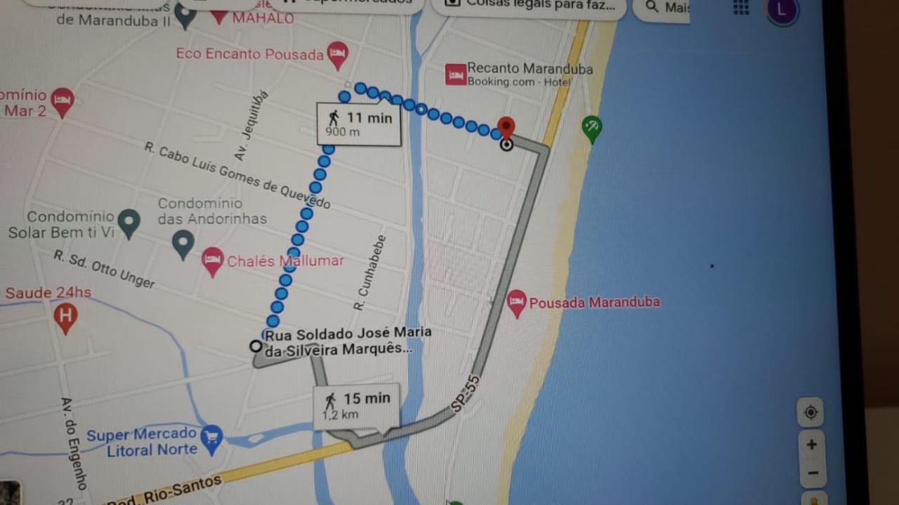Chales Isabela , Terreo Ubatuba Bagian luar foto